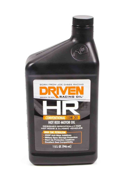 Driven Racing Oil HR2 10w30 Petroleum Oil 1 Qt JGP02006