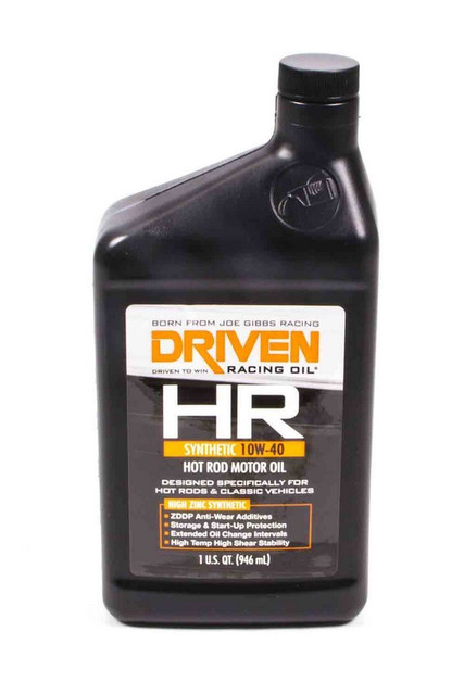 Driven Racing Oil HR6 10w40 Synthetic Oil 1 Qt JGP03906