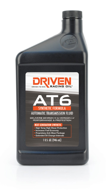 Driven Racing Oil AT6 Synthetic Dextros 6 Transmission Fluid 1 Qt. JGP04806