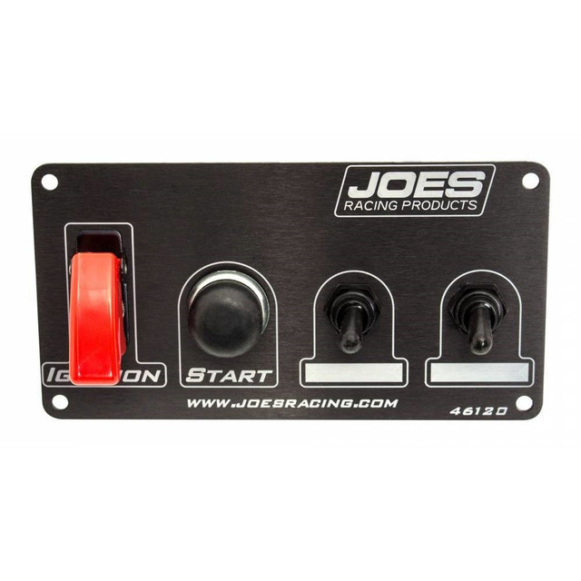 Joes Racing Products Switch Panel Ing/Start w /2 Acc Switches No Light JOE46120