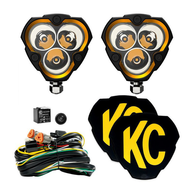 Kc Hilites Flex Era 3 Light Spot Beam Pair Pack Kit KCH282