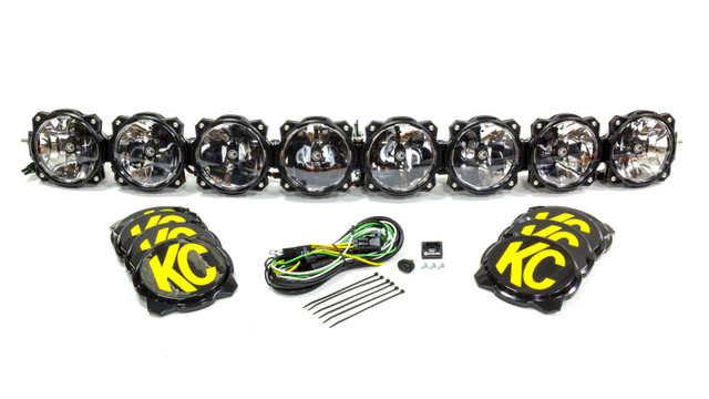 Kc Hilites Pro6 Gravity LED Light Bar 8 Light 50in KCH91308