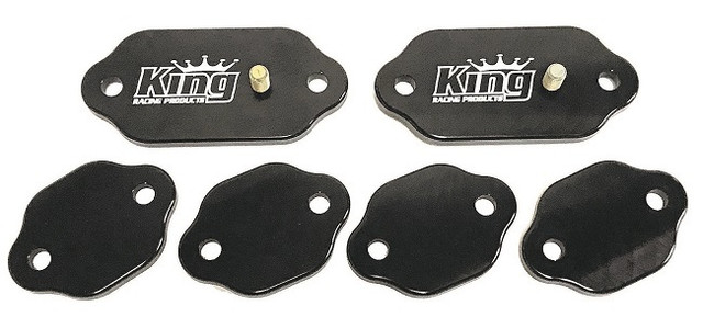 King Racing Products Exhaust Cover Kit Billet Standard Port KRP2105