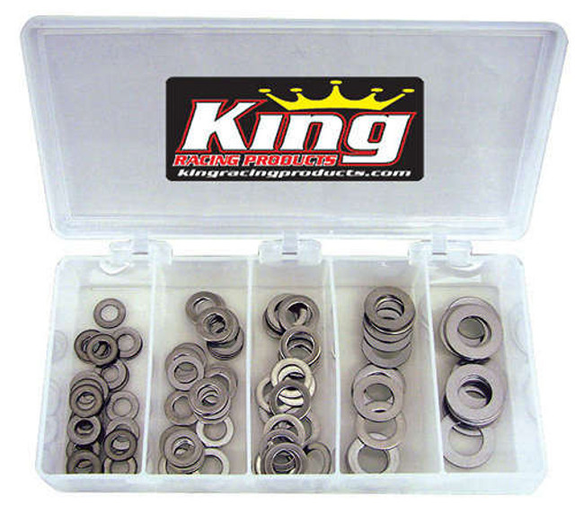 King Racing Products Stainless Washer Kit .030 145pc KRP2720