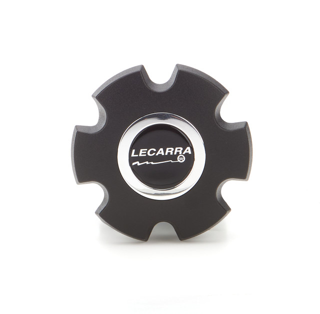 Lecarra Steering Wheels Billet Horn Button Black Lecarra Logo LEC3642