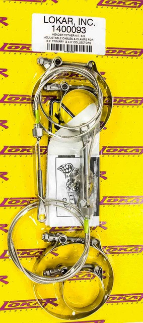 Lokar Header Tether Kit For 2In Primary And 4In Col. 1400093