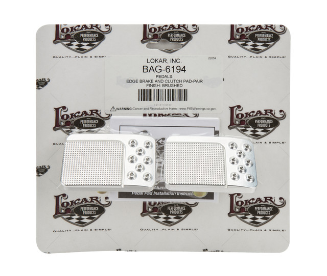 Lokar Goolsby Edge Edition Bil Let Aluminum Brake/Clutc Bag-6194