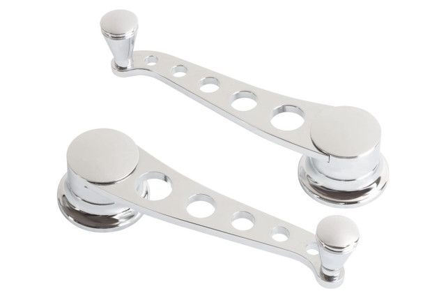 Lokar 49-Up GM/Ford Window Cranks Chrome Pair LOKIDH-2031