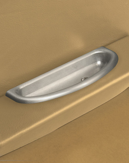 Lokar Brushed Cresent Oval Arm Rest Door Pull Idp-2002
