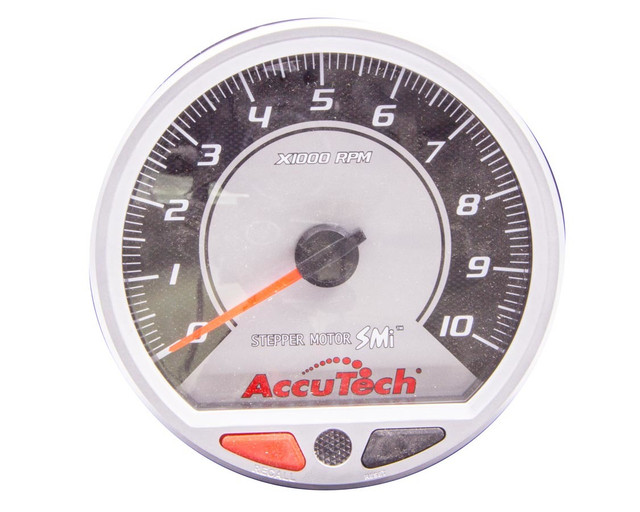 Longacre Tach 4-1/2in AccuTech Stepper Motor Silver LON52-44381