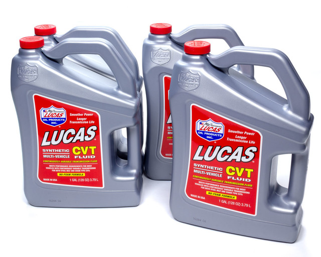Lucas Oil Synthetic CVT Trans Fluid Case 4 x 1 Gallon LUC10112-4