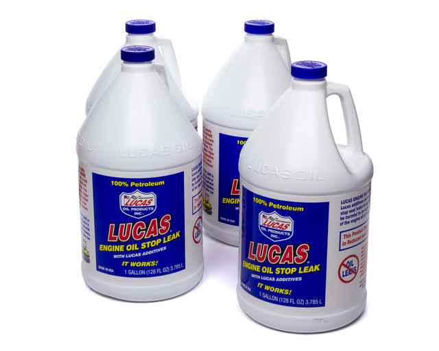 Lucas Oil Engine Oil Stop Leak Case 4x1Gallon LUC10279-4