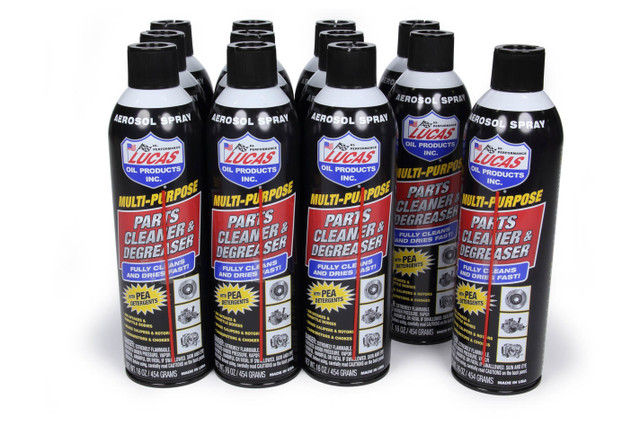 Lucas Oil Parts Cleaner & Degrease r Case 12x16oz LUC11115-12