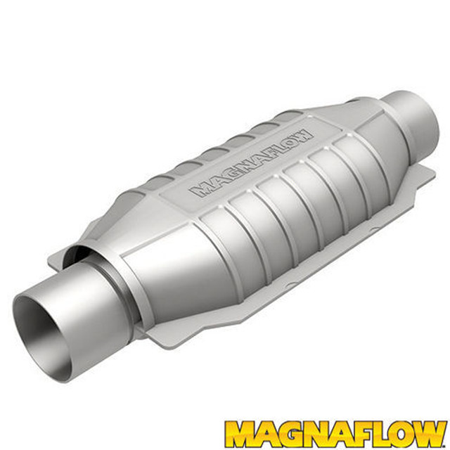 Magnaflow Perf Exhaust SS Cat Converter Oval Universal 2.50 In/Out MAG94006