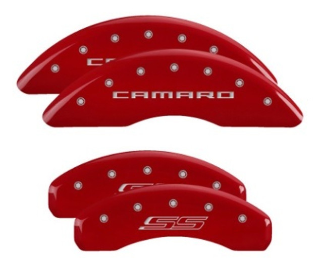 Mgp Caliper Cover 16-   Camaro Caliper Covers Red MGP14241SCS5RD