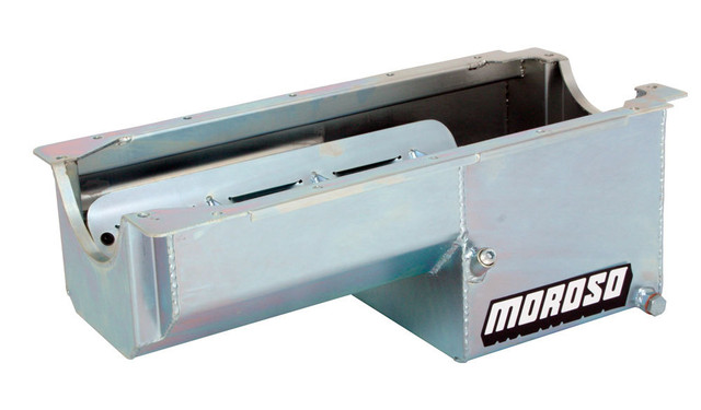Moroso SBC Steel Oil Pan - 7qt. For Dart/Rocket Block MOR21019