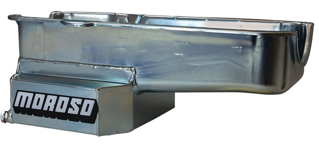 Moroso SBC RR 7qt Oil Pan w/LH Dipstick Pre-1980 MOR21813