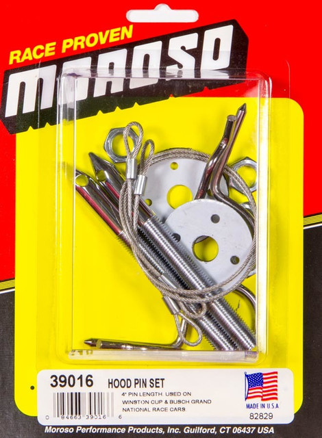 Moroso Hood Pin Kit O/T 4in MOR39016