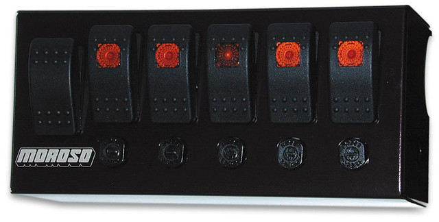Moroso Rocker Switch Panel - Cage Mount MOR74190