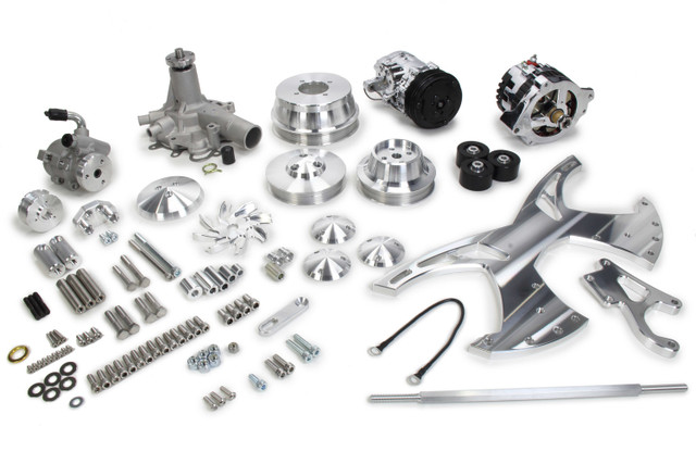 March Performance Olds 350-455 Alt/Ac/Ps Style Track Pulley Kit 16030