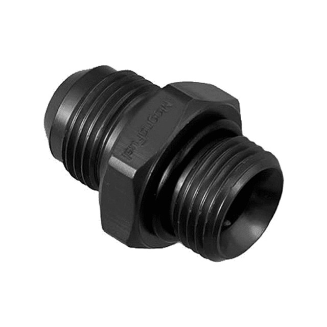 Magnafuel/magnaflow Fuel Systems 8an to 8an ORB Straight Male Fitting - Black MRFMP-3013-BLK