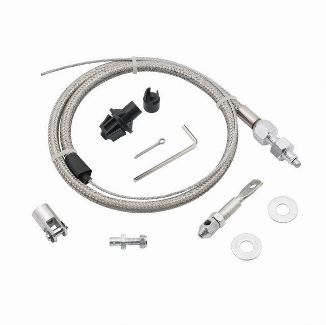 Mr. Gasket Throttle Cable Kit  - Steel Braided style MRG5657