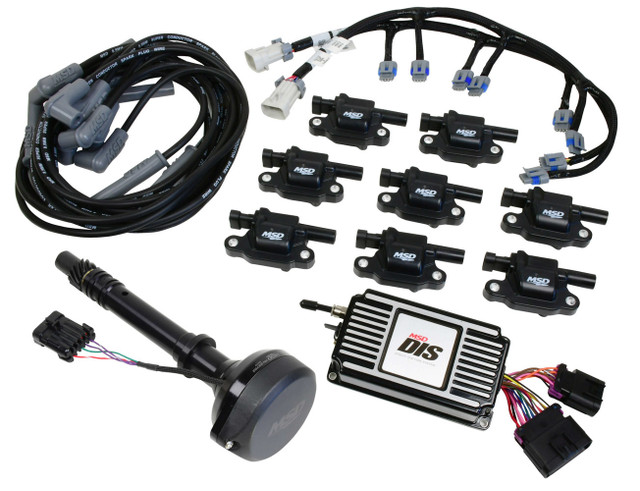 Msd Ignition DIS Ignition Kit - Black SBC/BBC MSD601513