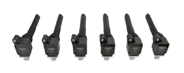 Msd Ignition Coil Set Ford Ecoboost 3.5L V6 2017-Up - Black 827063