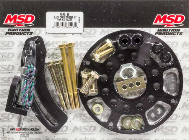 Msd Ignition SBF Crank Trigger Kit Black MSD86403