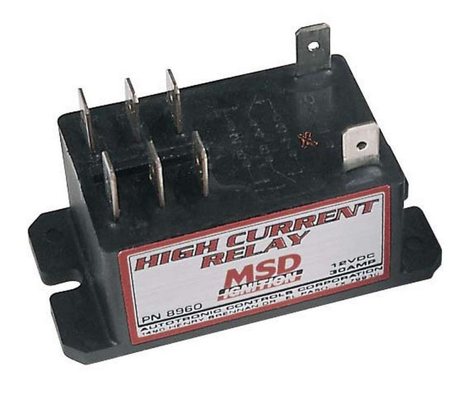 Msd Ignition 30 Amp Double Pole Single Throw Relay MSD8960
