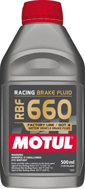 Motul Usa Brake Fluid 660 Degree 1/2 Liter MTL101667