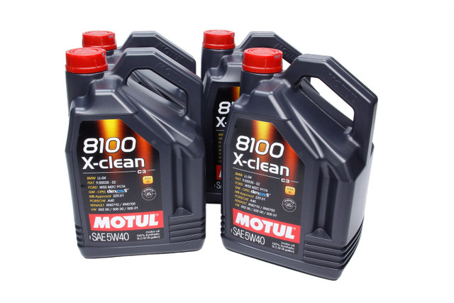 Motul Usa 8100 X-Clean 5w40 Case 4x5 Liter Dexos2 MTL102051-4