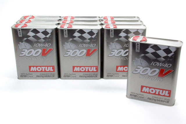 Motul Usa 300V 10w40 Racing Oil Synthetic Cs/10-2 Liter MTL104243-10