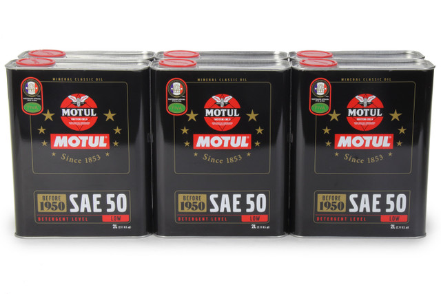 Motul Usa Classic Oil SAE 50w Case 6 x 2 Liter MTL104510-6