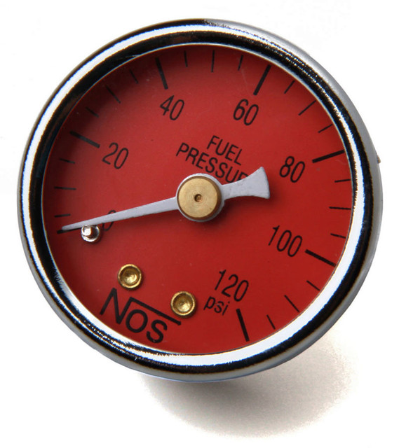 Nitrous Oxide Systems 0-120 Fuel Pressure Gauge 15906Nos