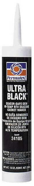 Permatex Ultra Black Gasket Maker 13oz Cartridge PEX24105