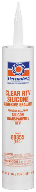 Permatex Clear Silicone 11 Oz PEX80855