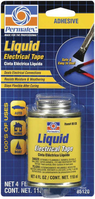 Permatex Liquid Electric Tape 4oz Can w/Brush PEX85120