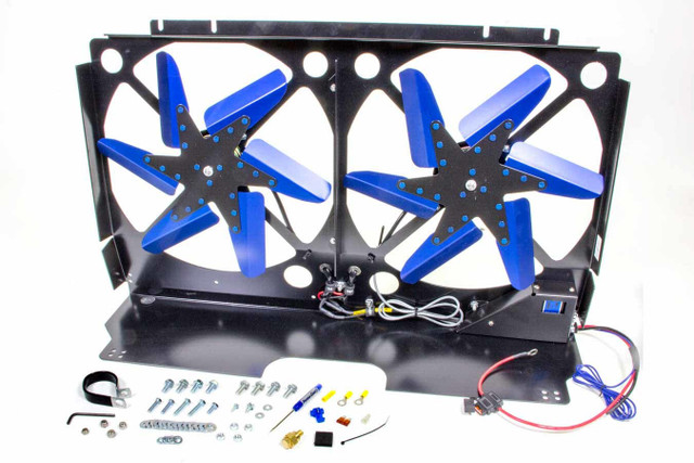 Perma-cool 88-98 P/U Dual 16in. Electric Fans PRM19514