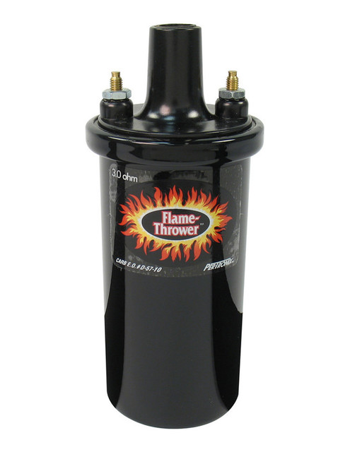 Pertronix Ignition Flame-Thrower Coil - Blk Epoxy- 3.0 Ohms PRT40611