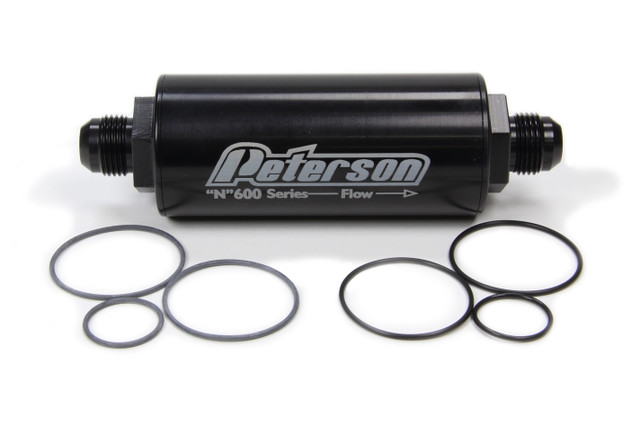 Peterson Fluid 10an Inline Fuel Filter w/100 Micron Filter PTR09-0622