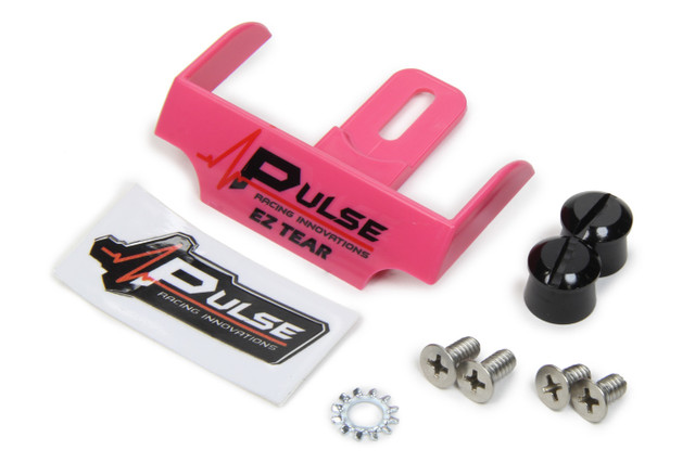 Pulse Racing Innovations EZ Tear Pink w/ Black Tear Off Post PULEZTB102PNK