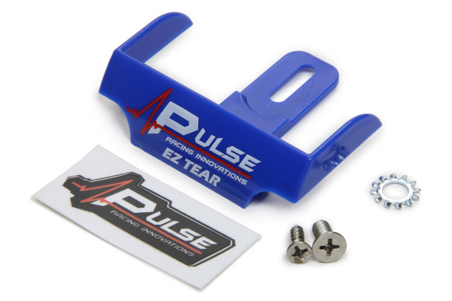 Pulse Racing Innovations EZ Tear Shield Mounted Blue PULEZTS101BL