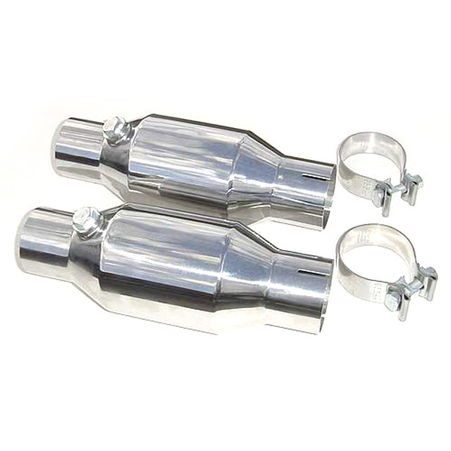 Pypes Performance Exhaust Catalytic Coverter kit Pair 2.5in Hi Flow PYPCVM10K