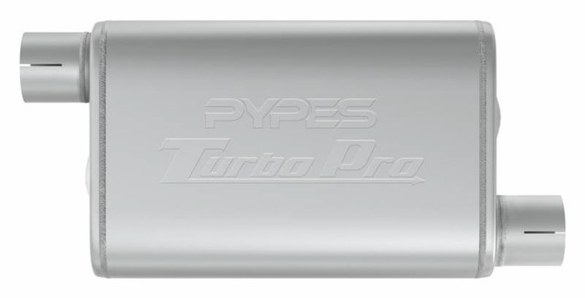 Pypes Performance Exhaust Turbo Pro Muffler 3.0in Offset In/Out PYPMVT16