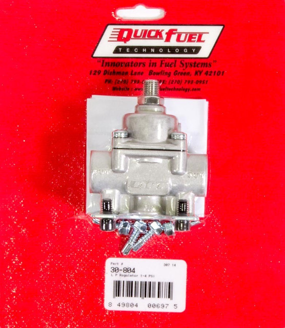 Quick Fuel Technology Fuel Pressure Regulator - 1-4psi QFT30-804
