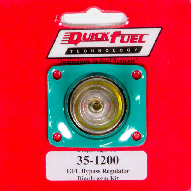 Quick Fuel Technology GFLT Bypass Pressure Regulator Diaphram QFT35-1200