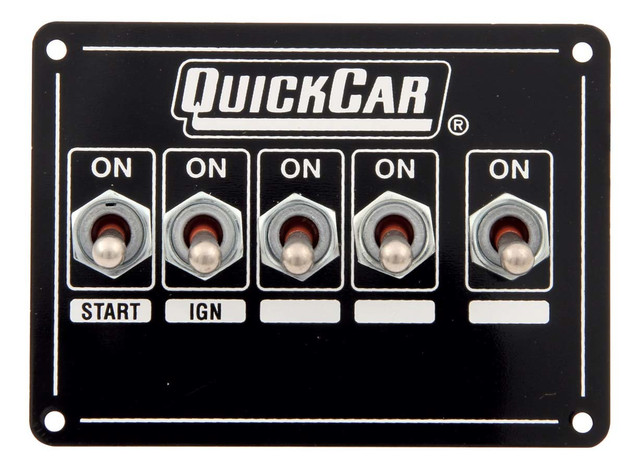 Quickcar Racing Products Ignition Panel - Dual Ing. w/X-Over & Acc. QRP50-7711