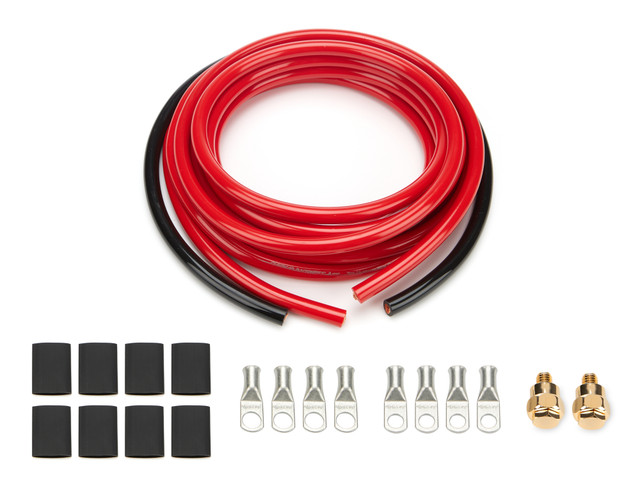 Quickcar Racing Products Battery Cable Kit 4 Gaug e Side Mt QRP57-008