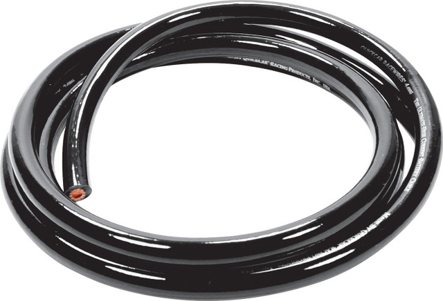 Quickcar Racing Products Power Cable 4 Gauge Blk 5Ft QRP57-343